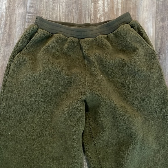 NAP Fuzzy Bear Joggers Dark Sage - Picture 8 of 13